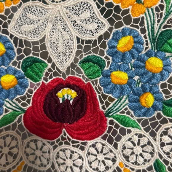 Floral Embroidered Lace Top - Picture 4 of 7